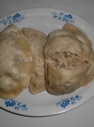 白菜粉丝蒸饺