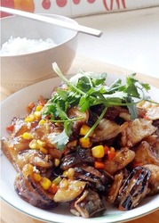 肉末茄子盖饭