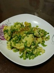 鸡蛋青椒