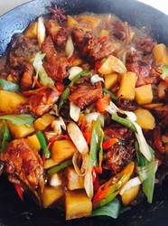 土豆炖啤酒鸡