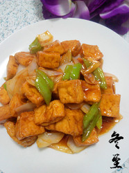 溜豆腐泡