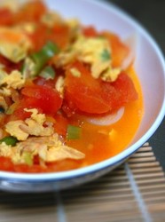 蕃茄鸡蛋面块
