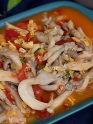 鸡蛋炒平菇