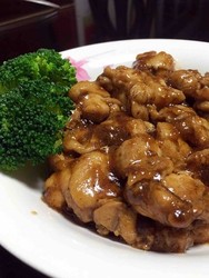 黑胡椒照烧鸡根