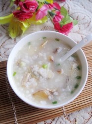 鲜美咸鱼粥