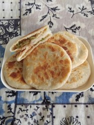 肉渣大葱馅饼