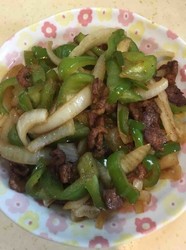肉丝炒青椒