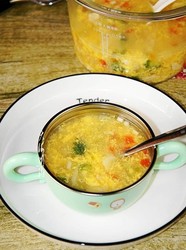 番茄豆腐蛋花汤