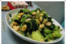 青菜黄豆