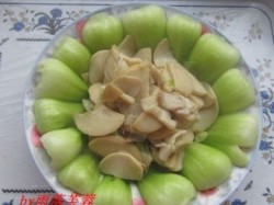 杏鲍菇炒油菜