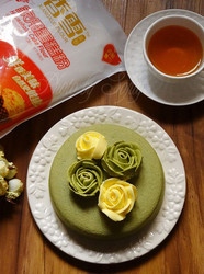 抹茶蒸蛋糕