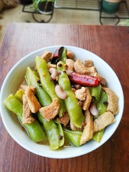 豆角炖肉