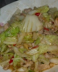 大白菜炒肉