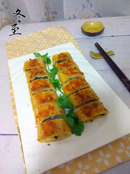 烤干豆腐卷