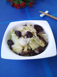 素炒圆白菜