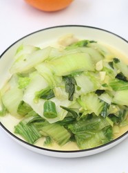 醋溜白菜叶
