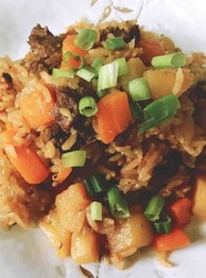 牛肉土豆焖饭