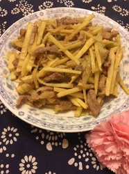 冬笋肉丝