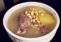 木瓜黄豆煲排骨