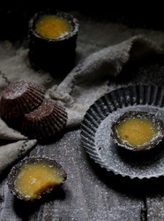 清爽柠檬可可挞