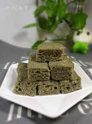 黑芝麻豆渣糕