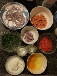 好吃的洋葱圈儿童早餐饼