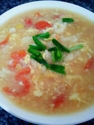 西红柿鸡蛋面疙瘩汤