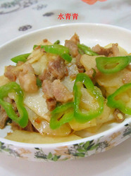 肉炒凉薯片