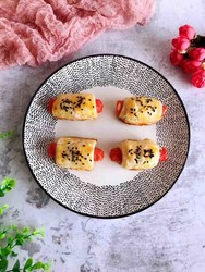 简易可颂香肠卷