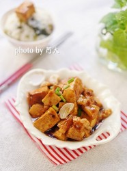 豆腐焖肉