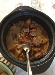 土豆焖鸡腿