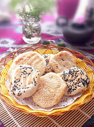 发面芝麻烧饼