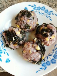 鱼籽海苔杂粮饭团