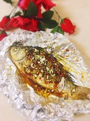 烤鲫鱼