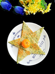 茴香鸭蛋饼