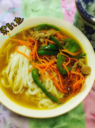 圆椒瘦肉面