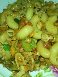 肉沫通心粉