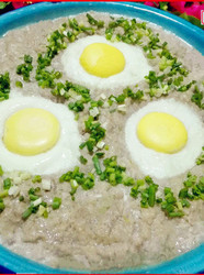 莲藕肉饼蒸蛋