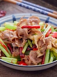 香芹煸肥牛