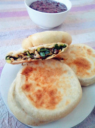 香菇韭菜馅饼