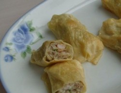 虾仁豆皮卷