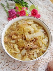鸡块炖白菜粉条