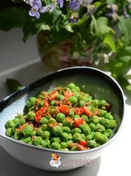 肉沫炒青豆