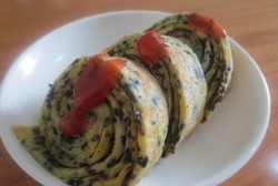 芝麻鸡蛋卷