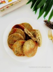 杂面黑芝麻饼