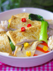 鱼丸烩豆腐