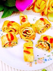 鸡蛋香肠芝麻饼