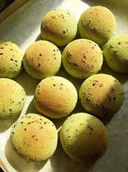 抹茶芝麻麻薯