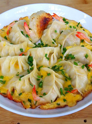 鸡蛋虾饺