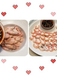 北极甜虾……白煮